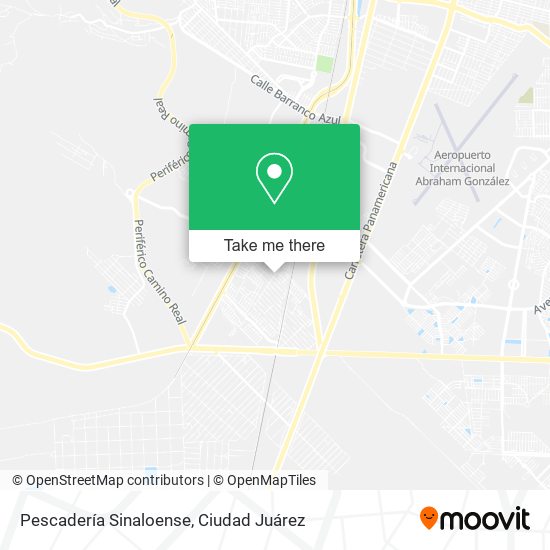 Pescadería Sinaloense map