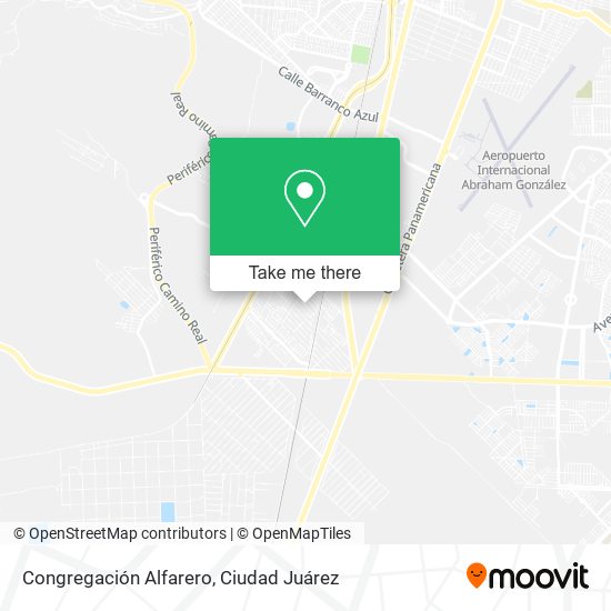 Mapa de Congregación Alfarero
