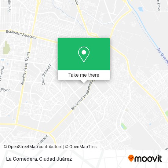 Mapa de La Comedera