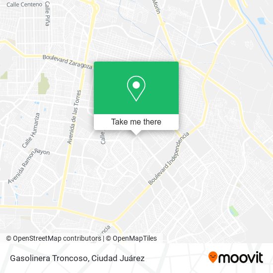Gasolinera Troncoso map