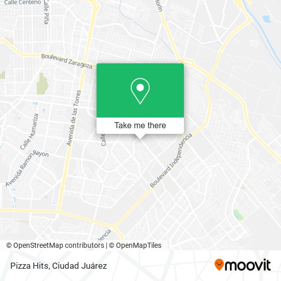 Pizza Hits map