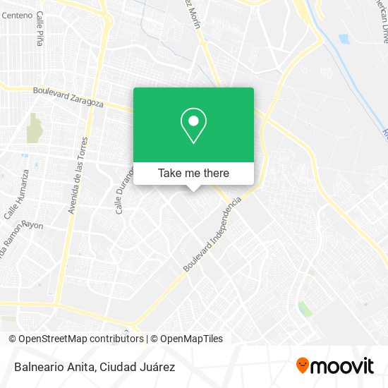 Balneario Anita map