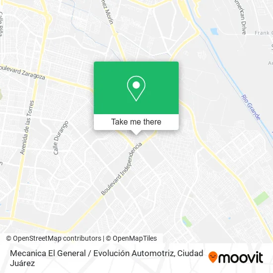 Mecanica El General / Evolución Automotriz map