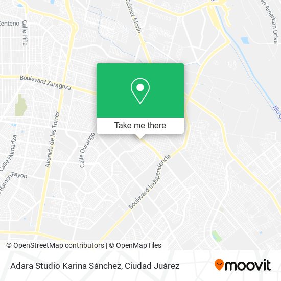 Adara Studio Karina Sánchez map