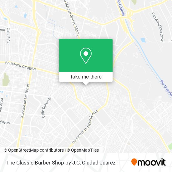 The Classic Barber Shop by J.C map