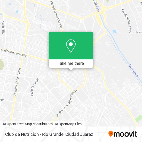 Mapa de Club de Nutrición - Rio Grande