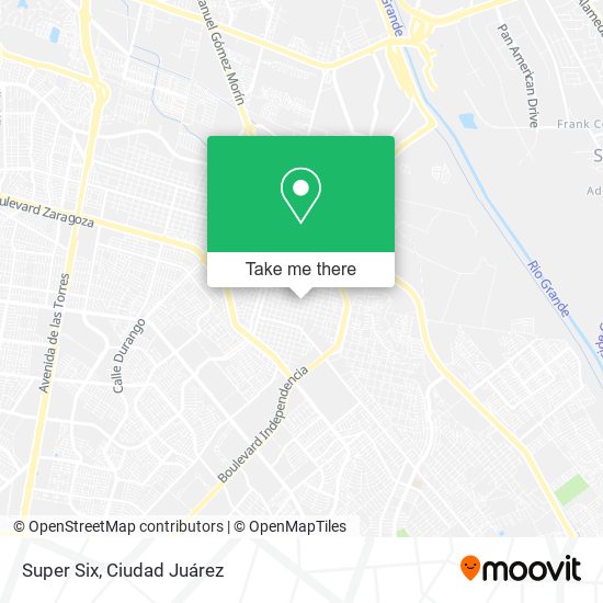 Mapa de Super Six