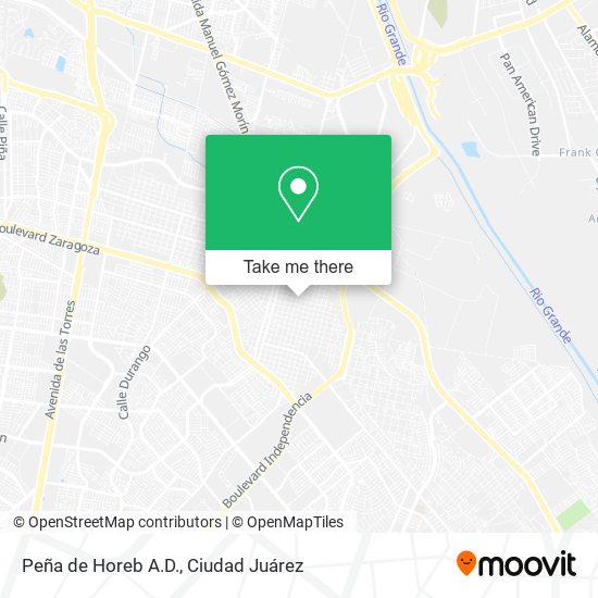 Mapa de Peña de Horeb A.D.