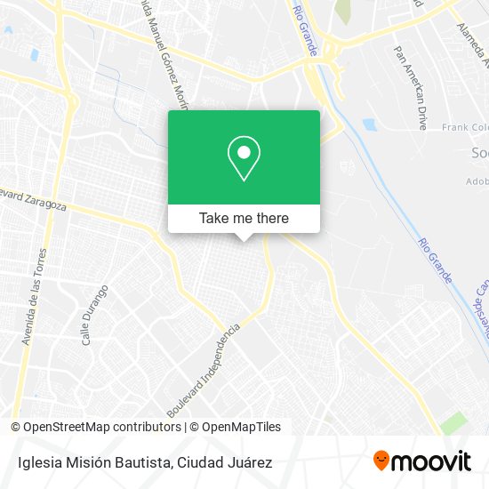 Iglesia Misión Bautista map