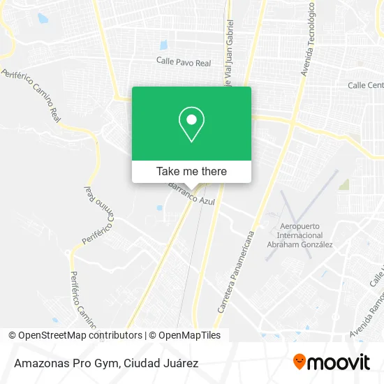Amazonas Pro Gym map