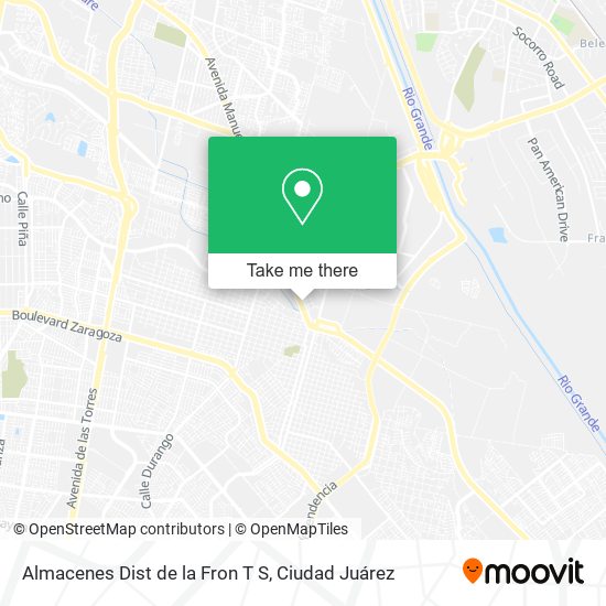 Mapa de Almacenes Dist de la Fron T S