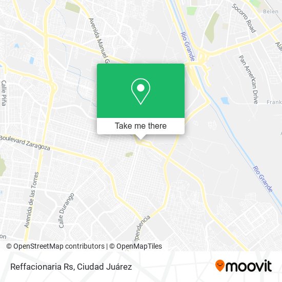 Reffacionaria Rs map