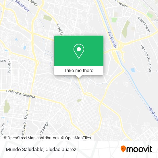 Mundo Saludable map