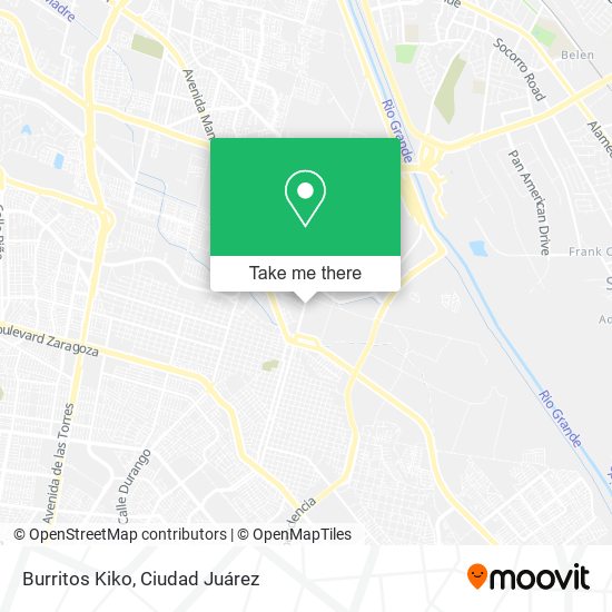 Burritos Kiko map