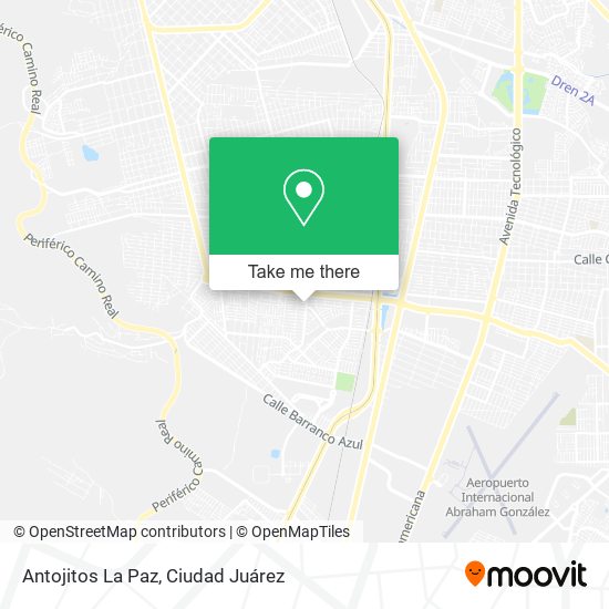 Antojitos La Paz map