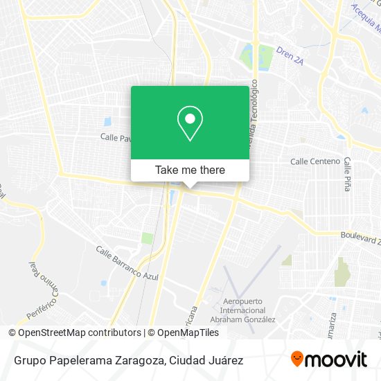 Mapa de Grupo Papelerama Zaragoza