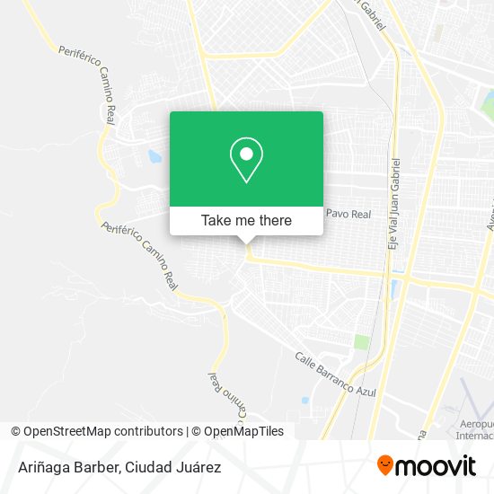 Ariñaga Barber map
