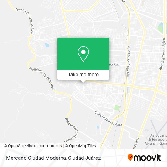 Mapa de Mercado Ciudad Moderna