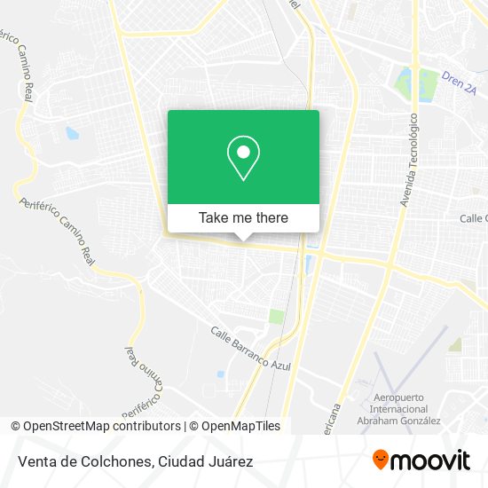 Venta de Colchones map