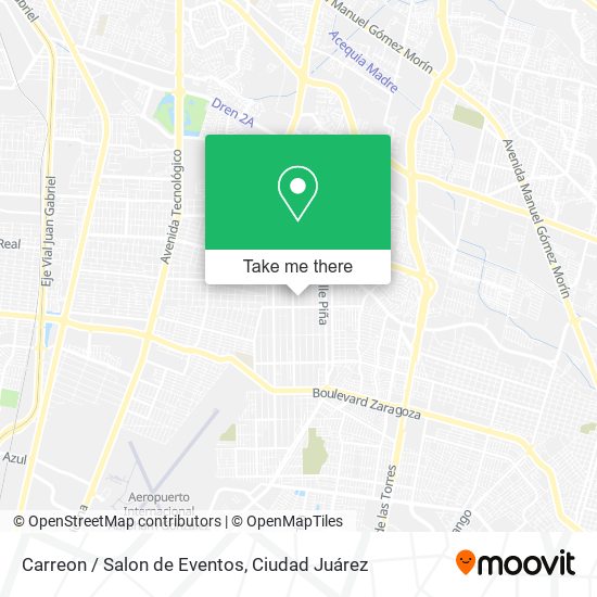 Carreon / Salon de Eventos map