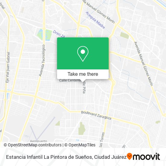 Estancia Infantil La Pintora de Sueños map