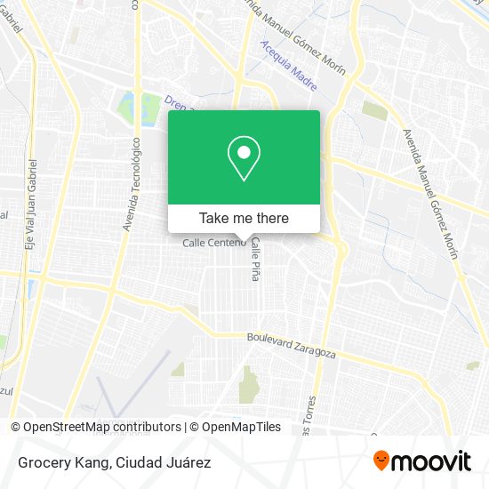 Grocery Kang map