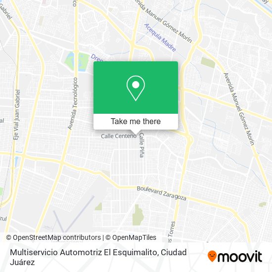 Mapa de Multiservicio Automotriz El Esquimalito