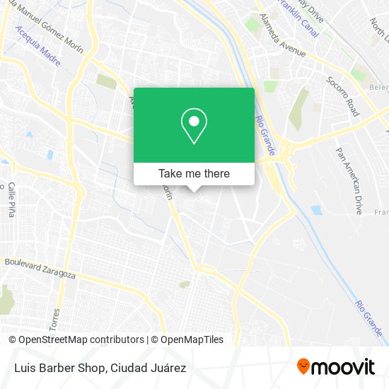 Luis Barber Shop map