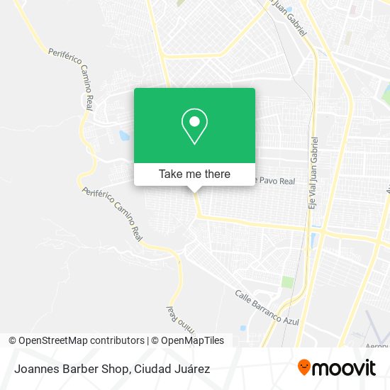 Mapa de Joannes Barber Shop