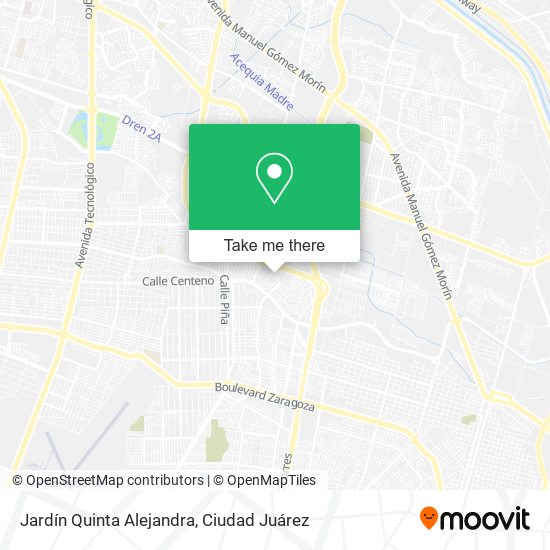 Mapa de Jardín Quinta Alejandra