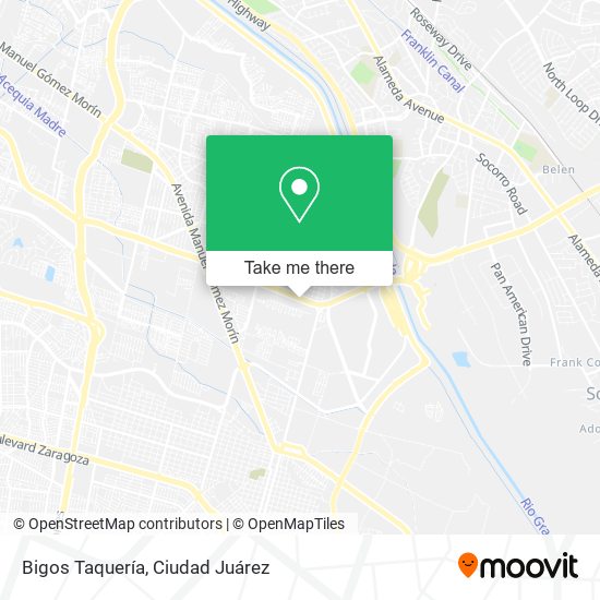 Bigos Taquería map