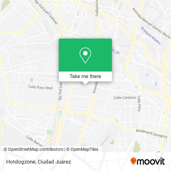 Mapa de Hotdogzone