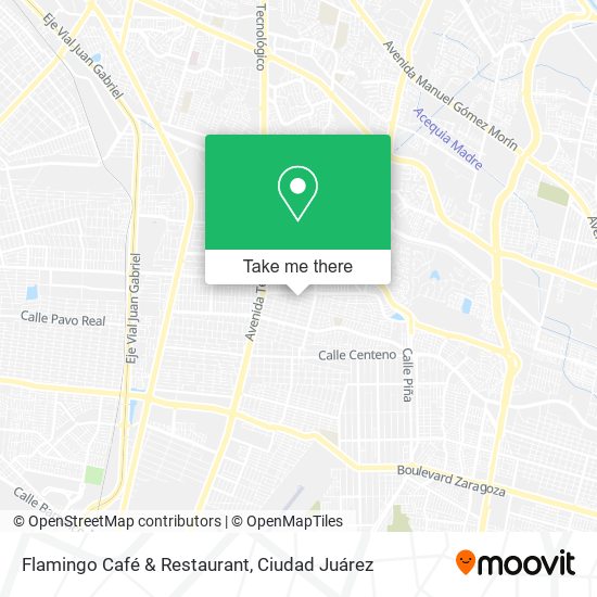 Flamingo Café & Restaurant map