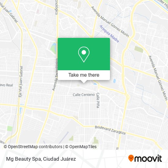 Mapa de Mg Beauty Spa