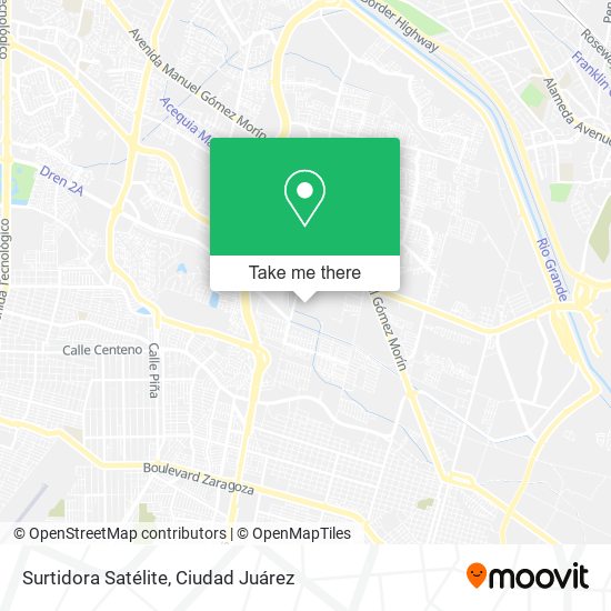 Mapa de Surtidora Satélite