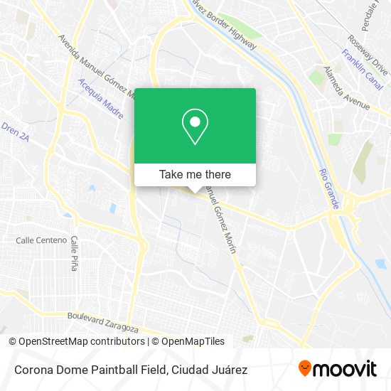 Corona Dome Paintball Field map