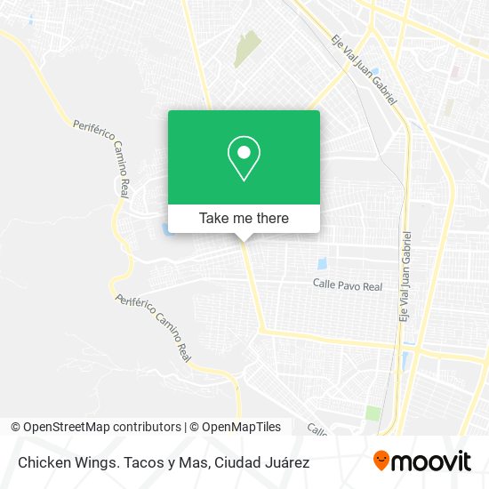 Chicken Wings. Tacos y Mas map