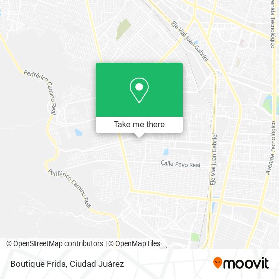 Boutique Frida map