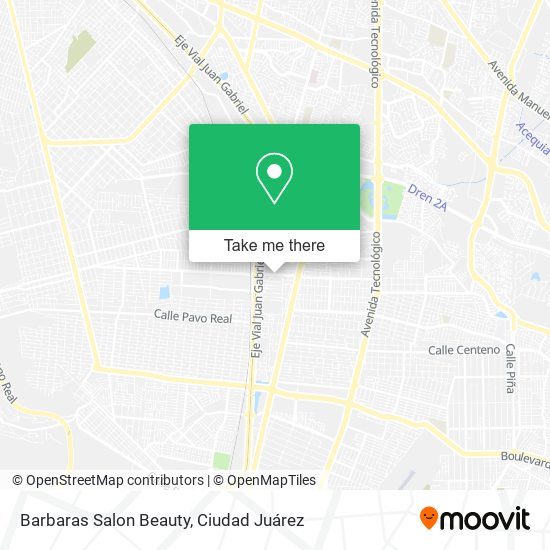 Mapa de Barbaras Salon Beauty
