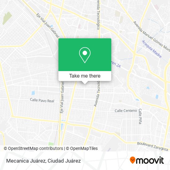 Mapa de Mecanica Juárez