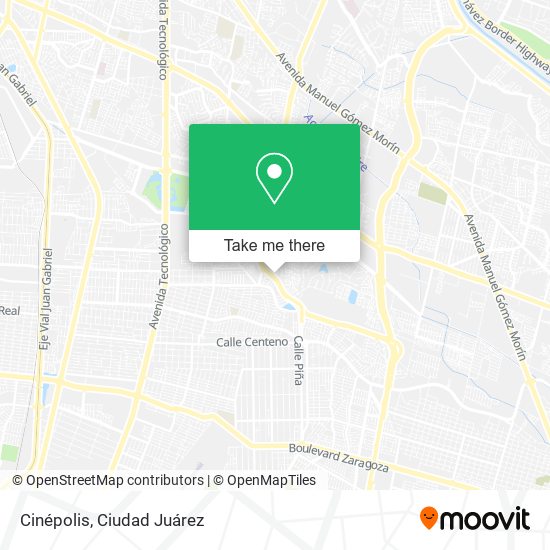 Cinépolis map