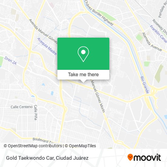 Mapa de Gold Taekwondo Car