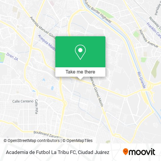 Academia de Futbol La Tribu FC map