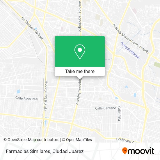 Farmacias Similares map