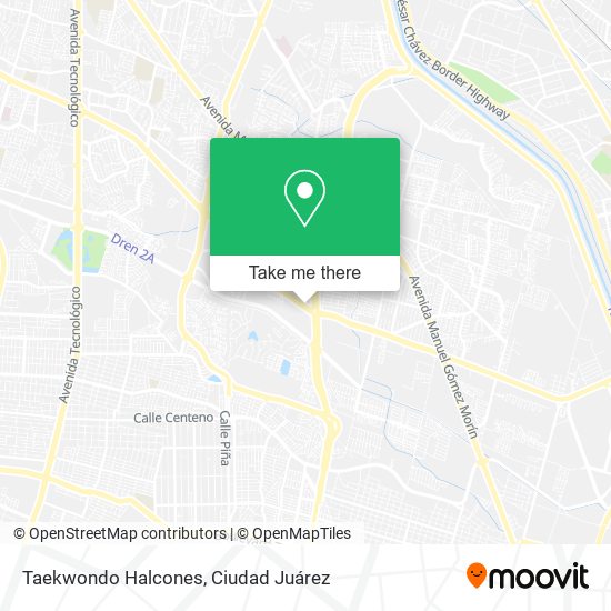 Taekwondo Halcones map