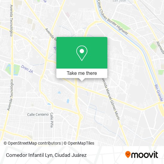 Mapa de Comedor Infantil Lyn