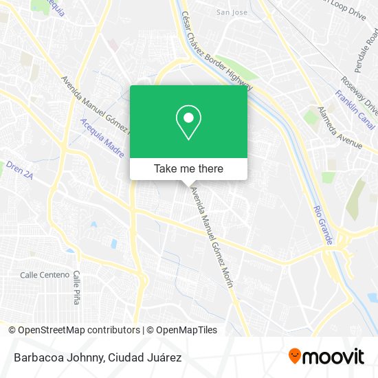 Barbacoa Johnny map