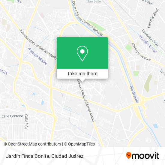 Mapa de Jardín Finca Bonita