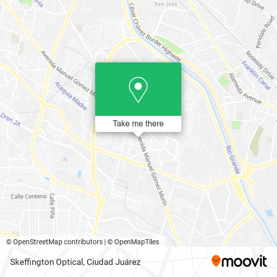 Skeffington Optical map