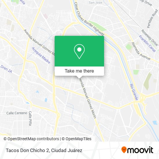 Mapa de Tacos Don Chicho 2